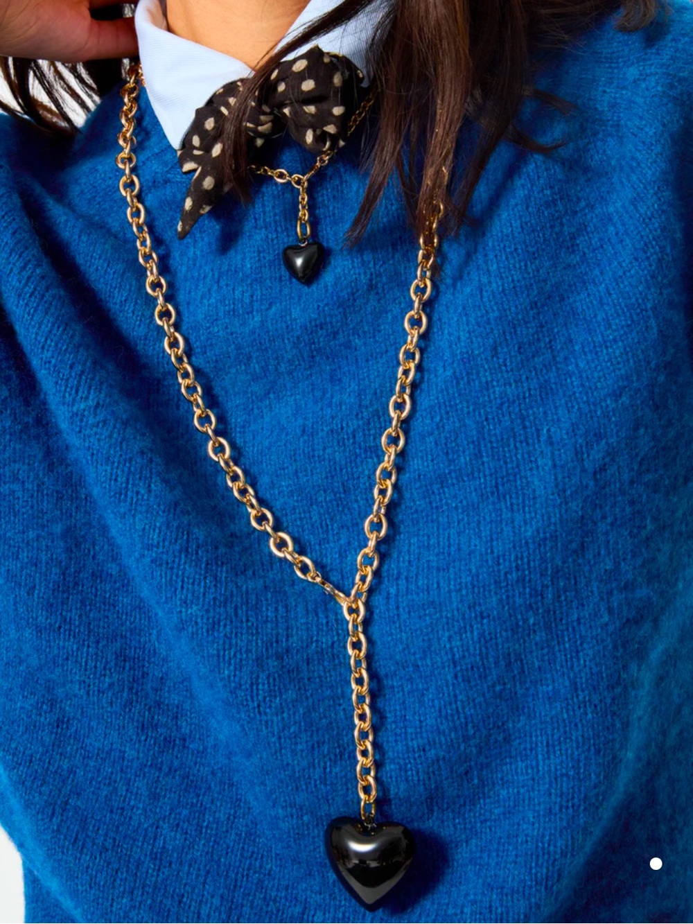 NWOT Roxanne Assoulin The Big Puffy Heart Charm
Necklace - Picture 2 of 3